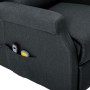 Massage chair with lifting system dark gray fabric by vidaXL, Electric massage chairs - Ref: Foro24-289741, Price: 359,56 €, ...