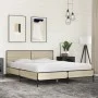 Sonoma oak metal engineered wood bed frame 160x200 cm by vidaXL, Beds and slatted bases - Ref: Foro24-3280008, Price: 154,82 ...