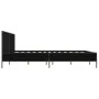 Engineered wood and black metal bed frame 200x200cm by vidaXL, Beds and slatted bases - Ref: Foro24-3280017, Price: 171,23 €,...