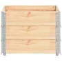 Palettenbox-Aufsätze 3 Stück aus massivem Kiefernholz 60x80 cm von vidaXL, Ladeplattformen und Paletten - Ref: Foro24-310049,...