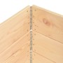 Palettenbox-Aufsätze 3 Stück aus massivem Kiefernholz 60x80 cm von vidaXL, Ladeplattformen und Paletten - Ref: Foro24-310049,...