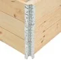 Pallet box collars 3 pcs solid pine wood 60x80 cm by vidaXL, Loading platforms and pallets - Ref: Foro24-310049, Price: 126,7...