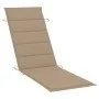 Sun loungers 2 units with table and cushions solid acacia wood by vidaXL, Loungers - Ref: Foro24-3077379, Price: 365,11 €, Di...