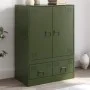 Olivgrünes Sideboard aus Stahl, 67x39x95 cm von vidaXL, Sideboards - Ref: Foro24-841809, Preis: 158,06 €, Rabatt: %