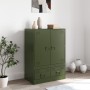 Olivgrünes Sideboard aus Stahl, 67x39x95 cm von vidaXL, Sideboards - Ref: Foro24-841809, Preis: 158,06 €, Rabatt: %