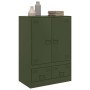 Olivgrünes Sideboard aus Stahl, 67x39x95 cm von vidaXL, Sideboards - Ref: Foro24-841809, Preis: 158,06 €, Rabatt: %