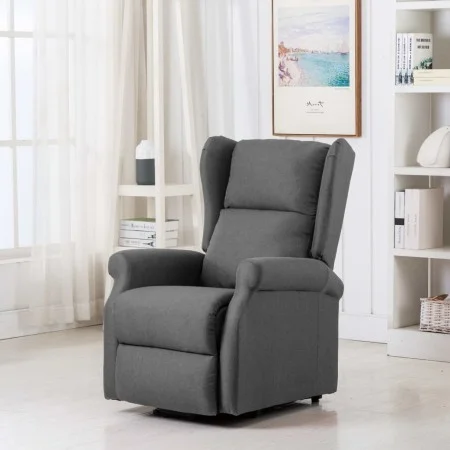 Massage chair with lifting system light gray fabric by vidaXL, Electric massage chairs - Ref: Foro24-289740, Price: 364,31 €,...