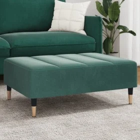 Samt-Dunkelgrün Fußstütze 77x55x31 cm von vidaXL, Osmanen - Ref: Foro24-4007395, Preis: 78,90 €, Rabatt: %