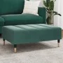 Reposapiés de terciopelo verde oscuro 77x55x31 cm by vidaXL, Ottomans - Ref: Foro24-4007395, Price: 78,90 €, Discount: %