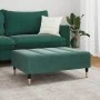 Reposapiés de terciopelo verde oscuro 77x55x31 cm by vidaXL, Ottomans - Ref: Foro24-4007395, Price: 78,90 €, Discount: %