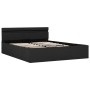 Cama hidráulica con almacenaje y LED tela gris oscuro 120x200cm de vidaXL, Camas y somieres - Ref: Foro24-285602, Precio: 391...