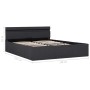 Cama hidráulica con almacenaje y LED tela gris oscuro 120x200cm de vidaXL, Camas y somieres - Ref: Foro24-285602, Precio: 391...