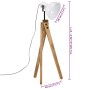 Lámpara de pie blanco 25 W E27 45x45x120 cm de vidaXL, Lámparas - Ref: Foro24-371917, Precio: 72,16 €