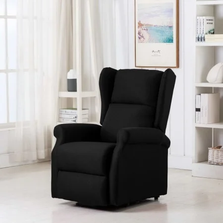 Sillón de masaje elevable tela negro de vidaXL, Sillones de masaje eléctricos - Ref: Foro24-289742, Precio: 379,77 €, Descuen...