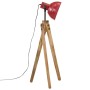 Lámpara de pie rojo desgastado 25 W E27 45x45x120 cm de vidaXL, Lámparas - Ref: Foro24-371920, Precio: 90,80 €, Descuento: %