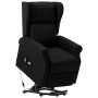 Höhenverstellbarer Massagesessel aus schwarzem Stoff von vidaXL, Elektrische Massagesessel - Ref: Foro24-289742, Preis: 361,8...