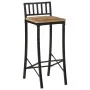 Zwei hohe Hocker aus massivem, grobem Mangoholz. von vidaXL, Küchenhocker - Ref: Foro24-358940, Preis: 140,24 €, Rabatt: %