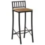 Zwei hohe Hocker aus massivem, grobem Mangoholz. von vidaXL, Küchenhocker - Ref: Foro24-358940, Preis: 140,24 €, Rabatt: %