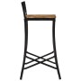 Zwei hohe Hocker aus massivem, grobem Mangoholz. von vidaXL, Küchenhocker - Ref: Foro24-358940, Preis: 141,90 €, Rabatt: %