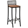 Taburetes altos 2 uds madera maciza de acacia by vidaXL, Kitchen stools - Ref: Foro24-358942, Price: 103,64 €, Discount: %