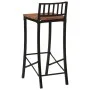 Taburetes altos 2 uds madera maciza de acacia by vidaXL, Kitchen stools - Ref: Foro24-358942, Price: 103,64 €, Discount: %