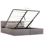 Hydraulic canapé bed with storage taupe fabric 160x200 cm by vidaXL, Beds and slatted bases - Ref: Foro24-285598, Price: 349,...