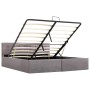 Hydraulic canapé bed with storage taupe fabric 160x200 cm by vidaXL, Beds and slatted bases - Ref: Foro24-285598, Price: 328,...
