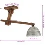 Vintage silver ceiling lamp 25 W E27 105x30x65-108 cm by vidaXL, Lamps - Ref: Foro24-371921, Price: 125,30 €, Discount: %