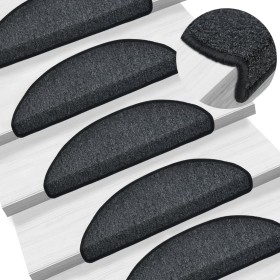Stair mats 15 units anthracite gray 56x17x3 cm by vidaXL, Stair mats - Ref: Foro24-133876, Price: 60,09 €, Discount: %