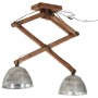 Vintage silberne Deckenleuchte 25 W E27 29x18x85 cm von vidaXL, Lampen - Ref: Foro24-371928, Preis: 119,98 €, Rabatt: %