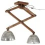 Vintage silberne Deckenleuchte 25 W E27 29x18x85 cm von vidaXL, Lampen - Ref: Foro24-371928, Preis: 112,63 €, Rabatt: %
