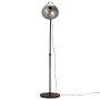 Lámpara de pie plateado vintage 25 W E27 150 cm
