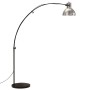 Lámpara de pie plateado vintage 25 W E27 150 cm