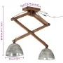 Vintage silberne Deckenleuchte 25 W E27 29x18x85 cm von vidaXL, Lampen - Ref: Foro24-371928, Preis: 112,63 €, Rabatt: %