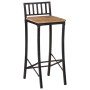 Hohe Hocker, 4 Stück, massives raues Mangoholz von vidaXL, Küchenhocker - Ref: Foro24-358941, Preis: 201,94 €, Rabatt: %