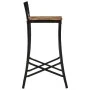 Taburetes altos 4 uds madera maciza de mango rugosa de vidaXL, Taburetes de cocina - Ref: Foro24-358941, Precio: 200,44 €, De...