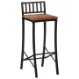 Hohe Hocker 4 Stück aus massivem Akazienholz von vidaXL, Küchenhocker - Ref: Foro24-358943, Preis: 200,18 €, Rabatt: %