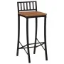 Hohe Hocker 4 Stück aus massivem Akazienholz von vidaXL, Küchenhocker - Ref: Foro24-358943, Preis: 200,18 €, Rabatt: %