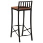 Taburetes altos 4 uds madera maciza de acacia de vidaXL, Taburetes de cocina - Ref: Foro24-358943, Precio: 202,59 €, Descuent...