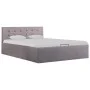 Hydraulic canapé bed with storage taupe fabric 120x200 cm by vidaXL, Beds and slatted bases - Ref: Foro24-285596, Price: 328,...