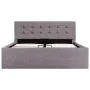 Hydraulic canapé bed with storage taupe fabric 120x200 cm by vidaXL, Beds and slatted bases - Ref: Foro24-285596, Price: 328,...