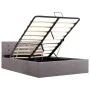 Hydraulic canapé bed with storage taupe fabric 120x200 cm by vidaXL, Beds and slatted bases - Ref: Foro24-285596, Price: 328,...