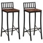 Hohe Hocker, 2 Stück, Massivholz aus recyceltem Holz von vidaXL, Küchenhocker - Ref: Foro24-358944, Preis: 104,22 €, Rabatt: %