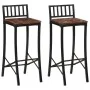 Taburetes altos 2 unidades madera maciza reciclada de vidaXL, Taburetes de cocina - Ref: Foro24-358944, Precio: 103,30 €, Des...