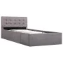 Hydraulic canapé bed with storage taupe fabric 100x200 cm by vidaXL, Beds and slatted bases - Ref: Foro24-285595, Price: 276,...