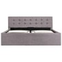 Hydraulic canapé bed with storage taupe fabric 140x200 cm by vidaXL, Beds and slatted bases - Ref: Foro24-285597, Price: 352,...