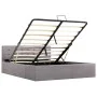 Hydraulic canapé bed with storage taupe fabric 140x200 cm by vidaXL, Beds and slatted bases - Ref: Foro24-285597, Price: 352,...