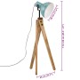 Worn blue floor lamp 25 W E27 45x45x120 cm by vidaXL, Lamps - Ref: Foro24-371919, Price: 104,99 €, Discount: %