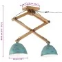 Worn blue ceiling lamp 25 W E27 29x18x85 cm by vidaXL, Lamps - Ref: Foro24-371933, Price: 171,36 €, Discount: %