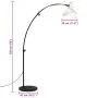 Lámpara de pie blanco 25 W E27 150 cm de vidaXL, Lámparas - Ref: Foro24-371938, Precio: 105,28 €, Descuento: %